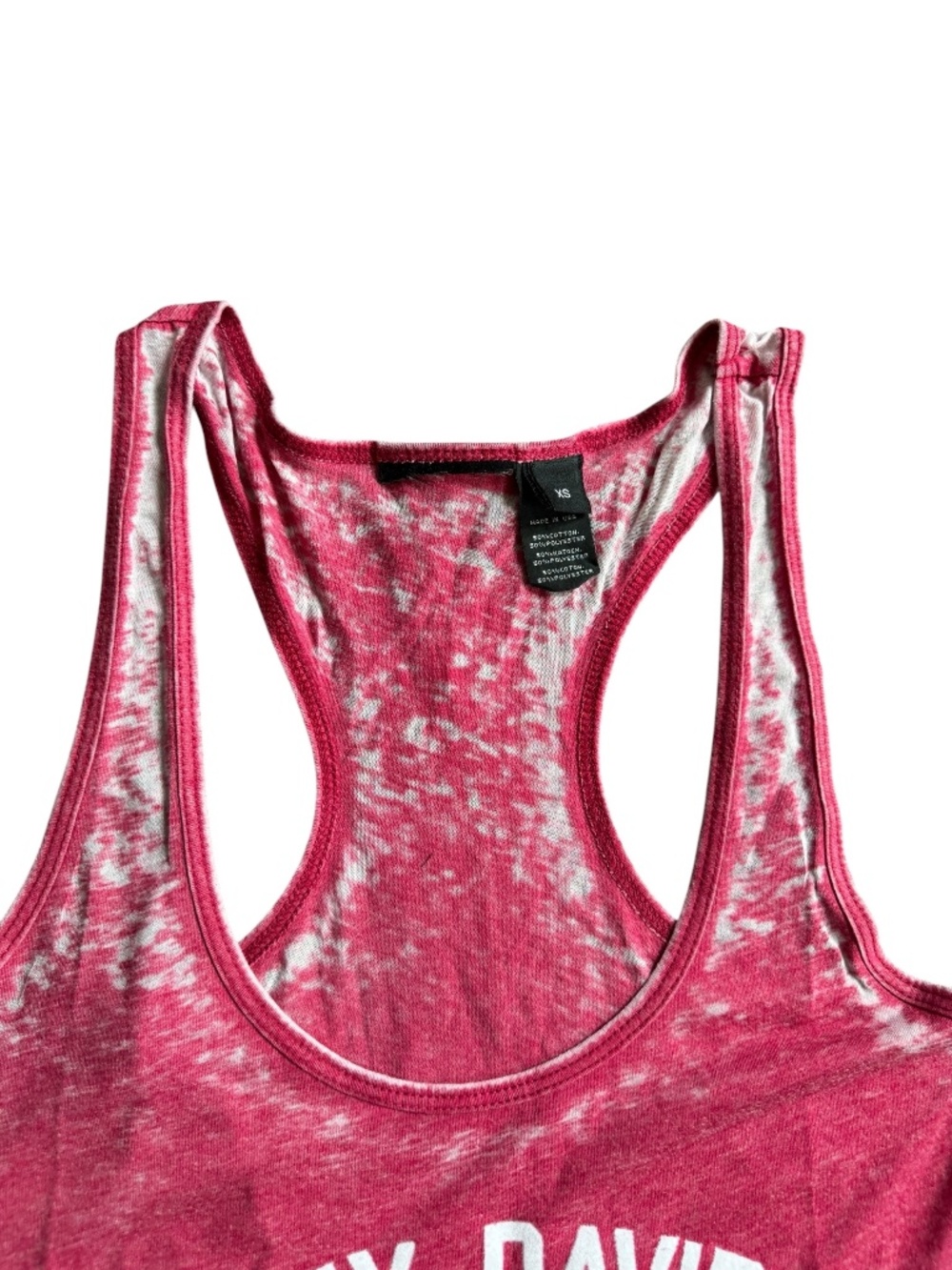 Harley-Davidson Pink Racerback Studded Rebels Tank Top - Picture 4 of 6